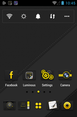 Luminous Go Launcher Android Theme Image 2