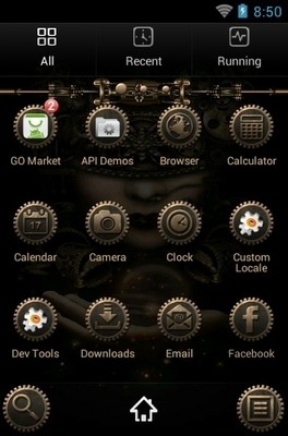 Steampunk Go Launcher Android Theme Image 3