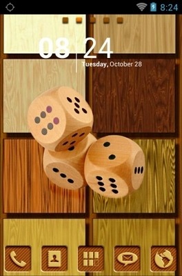 Wood Go Launcher Android Theme Image 1