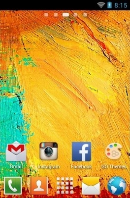 Galaxy Note Go Launcher Android Theme Image 2