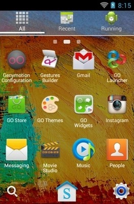 Galaxy Note Go Launcher Android Theme Image 3