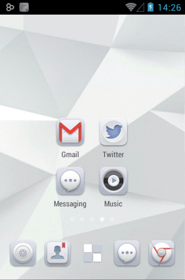 Pure Go Launcher Android Theme Image 1