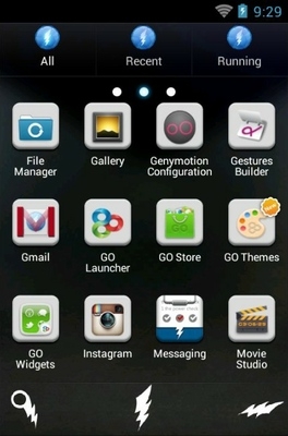 P-Spark Go Launcher Android Theme Image 3