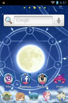 Signs Of The Zodiac Go Launcher Android Theme Image 2
