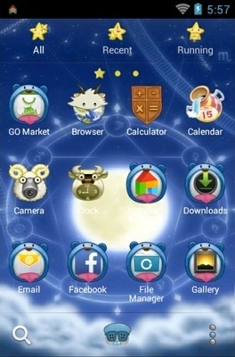 Signs Of The Zodiac Go Launcher Android Theme Image 3