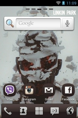 Living Things Linkin Park Go Launcher Android Theme Image 2