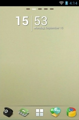 Fade Time Go Launcher Android Theme Image 1