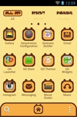 Giraffe Go Launcher Android Theme Image 3