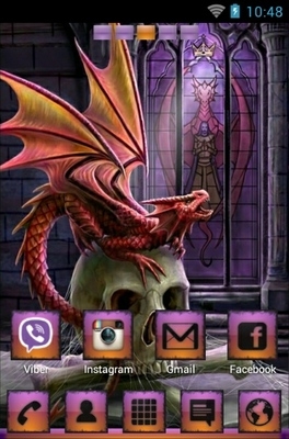 Dragon Lord Go Launcher Android Theme Image 2