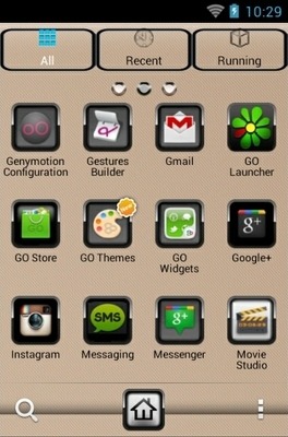 Red Wood Go Launcher Android Theme Image 3