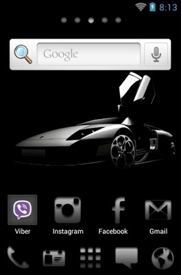 Lamborghini Go Launcher Android Theme Image 2