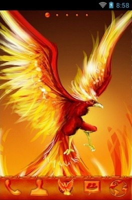 Phoenix Go Launcher Android Theme Image 1