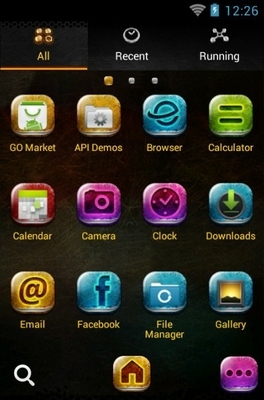 Metal Go Launcher Android Theme Image 3