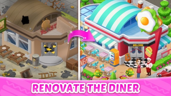 Merge Cooking: Restaurant Game Android Game Image 2
