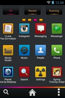 Color Box Go Launcher Android Theme Image 3