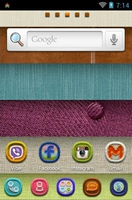 Colorful Stripes Go Launcher Android Theme Image 2