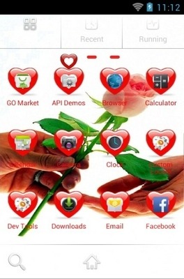 Rose For You Go Launcher Android Theme Image 3