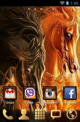 Horses Go Launcher Android Theme Image 2