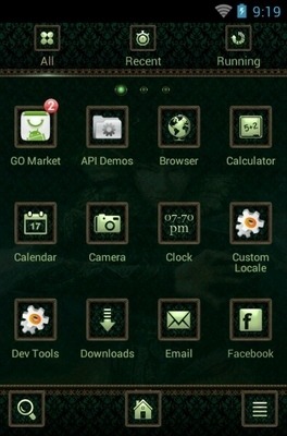 Waterline Go Launcher Android Theme Image 3