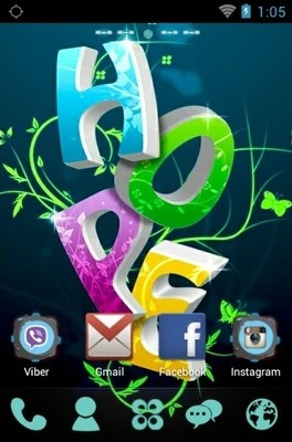 Hope Go Launcher Android Theme Image 2