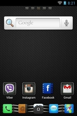 Matte Finish Go Launcher Android Theme Image 2
