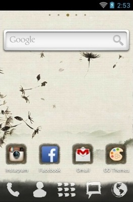 Ink Go Launcher Android Theme Image 2