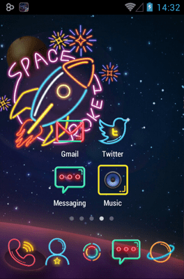 Color Neon Go Launcher Android Theme Image 2