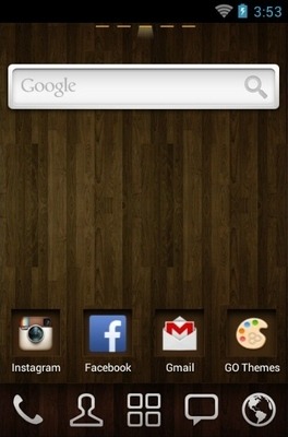 Wood Go Launcher Android Theme Image 2