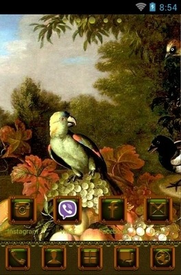 Fruit And Birds Go Launcher Android Theme Image 2