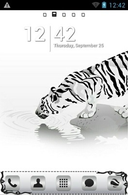 Tiger Go Launcher Android Theme Image 1