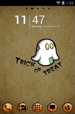 Halloween Boo Go Launcher Android Theme Image 1