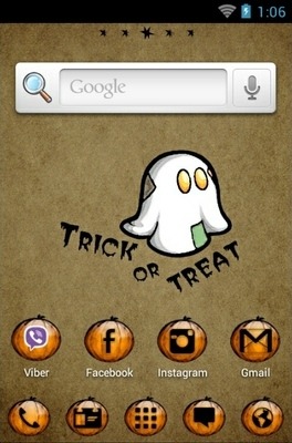 Halloween Boo Go Launcher Android Theme Image 2
