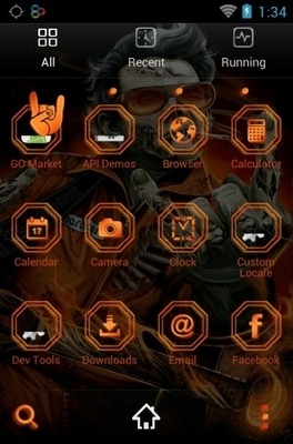 Rock Zombie Go Launcher Android Theme Image 3