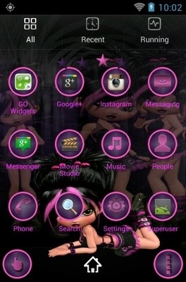 Ghosts Go Launcher Android Theme Image 3