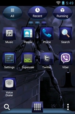 Catwoman Vs Batman Go Launcher Android Theme Image 3