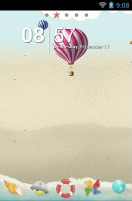 Summer Go Launcher Android Theme Image 1