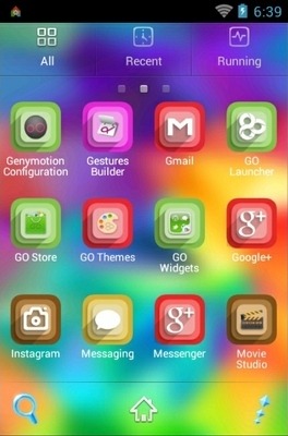 Geometrical Abstract  Go Launcher Android Theme Image 3
