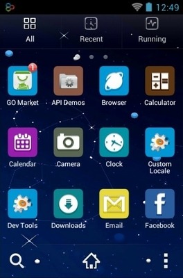 Snowman Go Launcher Android Theme Image 3