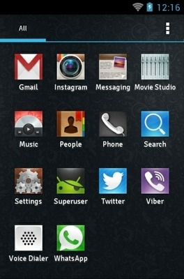 RectaN Go Launcher Android Theme Image 3