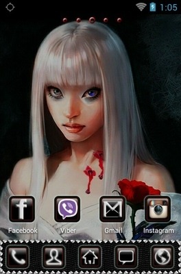 Vampire Go Launcher Android Theme Image 2