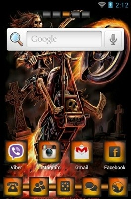 Hell Raider Go Launcher Android Theme Image 2