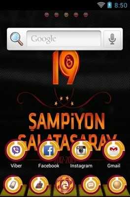 Galatasaray Go Launcher Android Theme Image 2