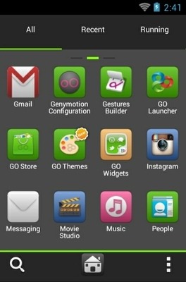 iGreen Go Launcher Android Theme Image 3