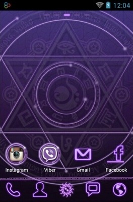 Magic Circle Go Launcher Android Theme Image 2