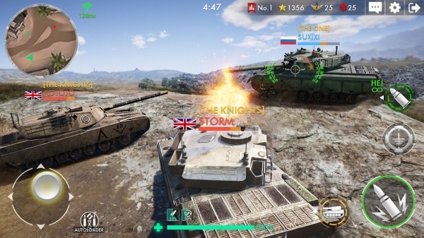 Tank Warfare: PvP Battle Game Android Game Image 1