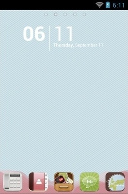 Elegant Go Launcher Android Theme Image 1