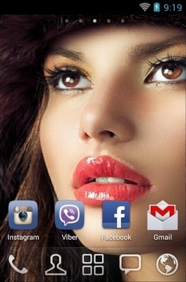 Beauty Go Launcher Android Theme Image 2