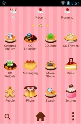 Dessert Go Launcher Android Theme Image 3