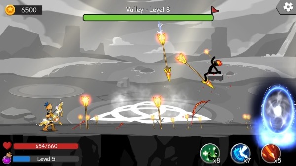 Stickman Fight Archer Survival Android Game Image 2