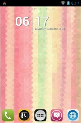 Light Stripes Go Launcher Android Theme Image 1